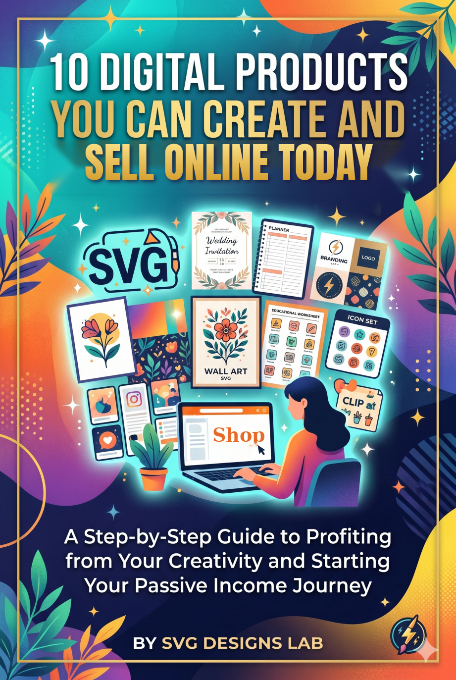 10 Digital Products You Can Create And Sell Online Today eBook cover